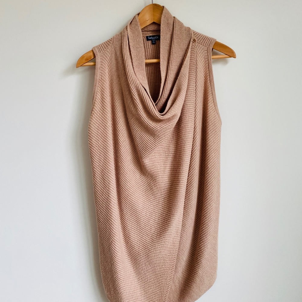 Splendid sleeveless two-way sweater